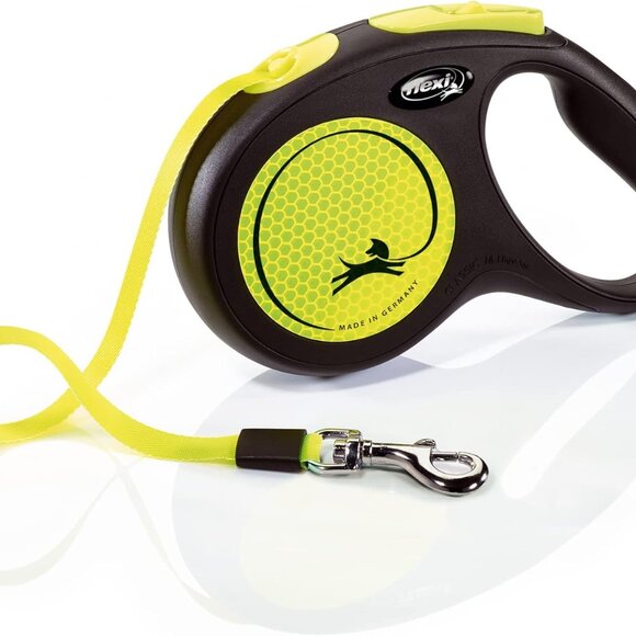 FLEXI NEON 16FT RETRACTABLE DOG LEASH - Picture 1 of 5